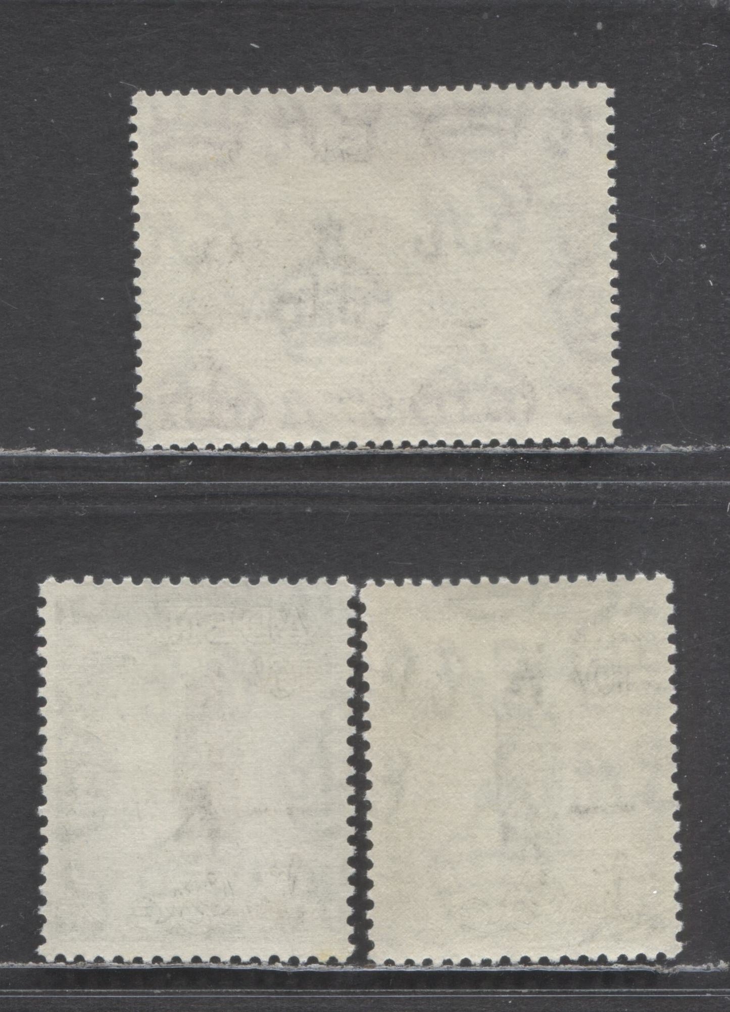 Lot 51 Aden SC#59-61 1953-1959 10/- and 1 Pound Queen Elizabeth II Definitives, 3 VFOG Singles, Click on Listing to See ALL Pictures, Estimated Value $15