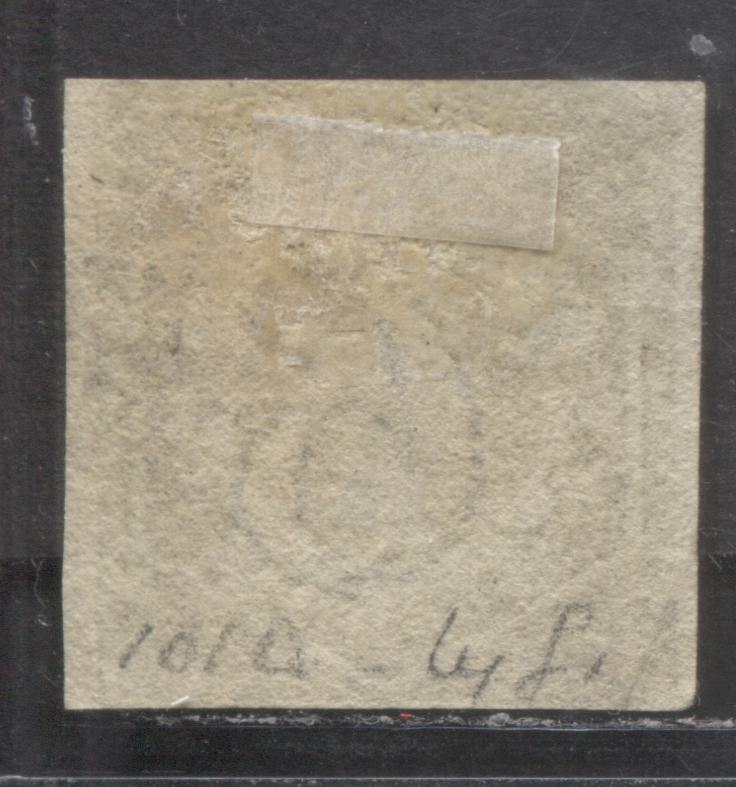 Lot 66 Australian States - New South Wales SC#29 6d Gray 1854-1855 Imperf Diadem Issue, Margins Wide To Just Clear Along Bottom, A Fine Used Single, Click on Listing to See ALL Pictures, Estimated Value $40