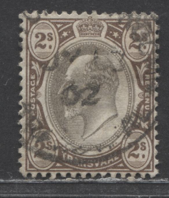 Lot 477 Transvaal SC#261 2/- Brown 1902-1903 Edward VII Issue, A Fine/Very Fine Used Single, Click on Listing to See ALL Pictures, 2022 Scott Classic Cat. $85