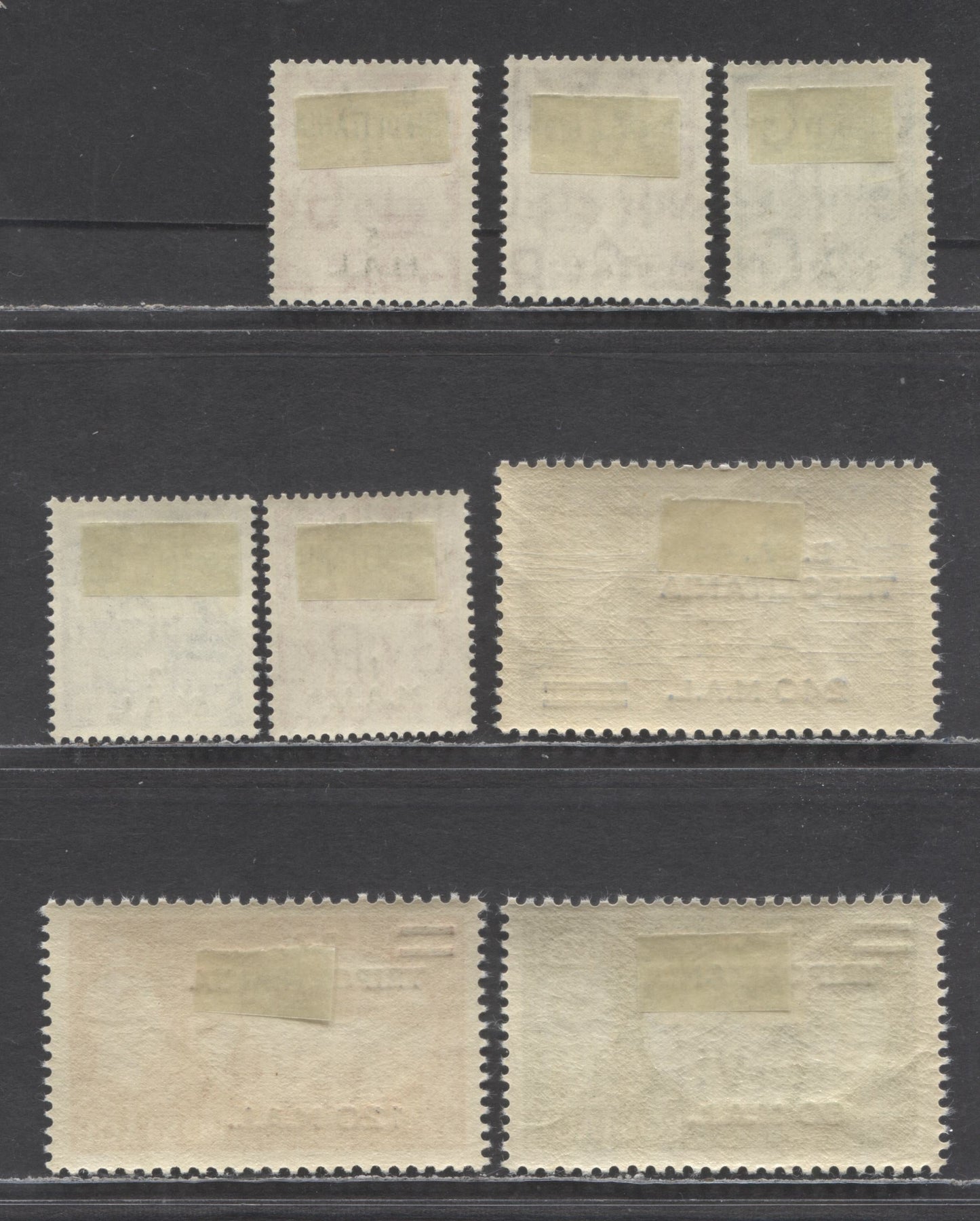 Lot 481 British Forces In Tripolitania SC#27-34 1951 Overprinted KGVI & Festival Definitives, 8 VFOG Singles, Click on Listing to See ALL Pictures, Estimated Value $48