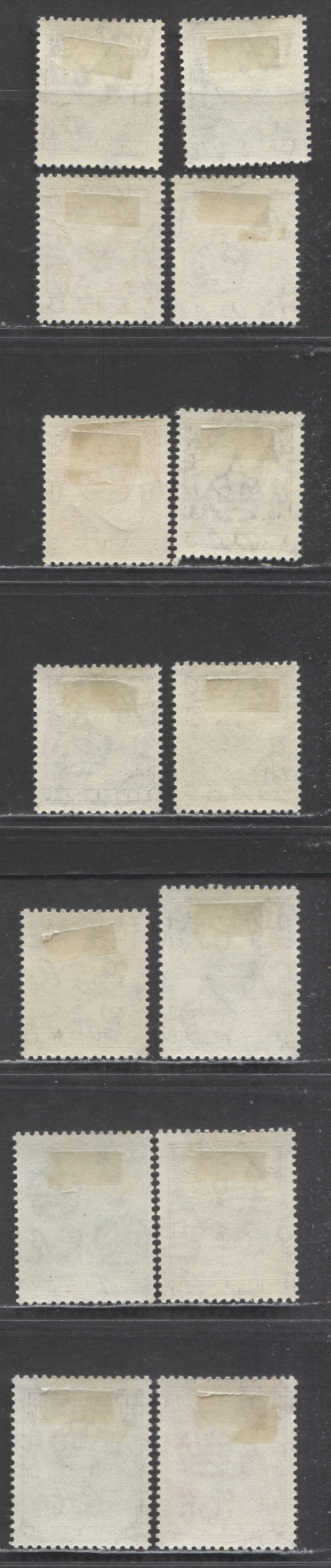 Lot 89 Northern Rhodesia SC#61-74 1953 Queen Elizabeth II Zambezi River Definitives, 14 VFOG Singles, Click on Listing to See ALL Pictures, Estimated Value $42