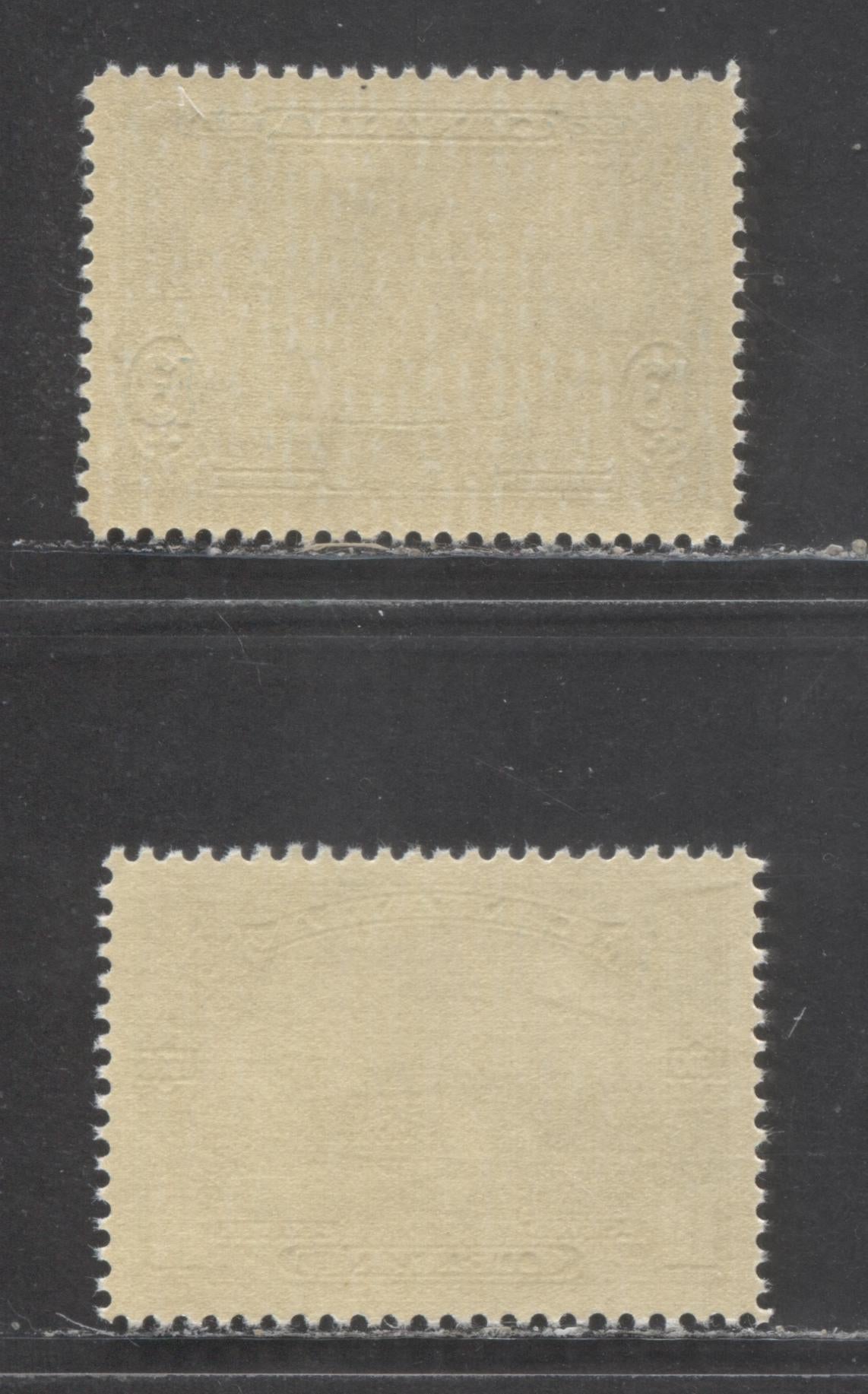 Lot 78 (C) Canada #215-216 10c-13c Green-Dark Blue Windsor Castle - Royal Yacht Britannia, 1935 KGV Silver Jubilee, 2 VFNH Singles