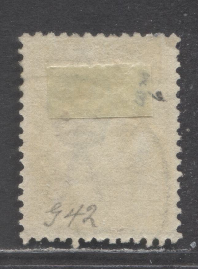 Lot 64 Australia SC#54 5/- Gray & Pale Yellow 1915 Kangaroo & Map Issue, A Fine/Very Fine Used Single, Click on Listing to See ALL Pictures, Estimated Value $80