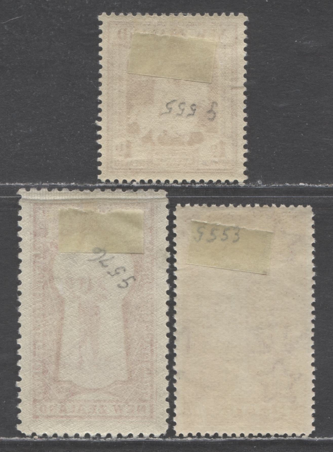 Lot 93 New Zealand SC#B6-B8 1931 Health Semi Postals, 3 VFOG Singles, Click on Listing to See ALL Pictures, 2022 Scott Classic Cat. $30.5