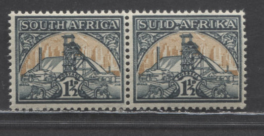 South Africa SC#52a  1941 Pictorial Issue, Hyphenated Stamps, 22x18mm Design, A VFNH Horizontal Pair, Click on Listing to See ALL Pictures, 2022 Scott Classic Cat. $13