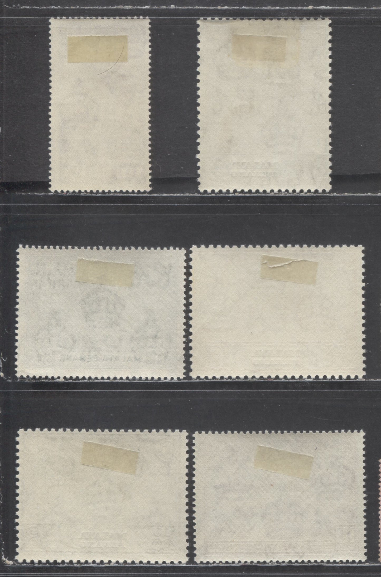 Lot 63 Malaya - Penang SC#1/26 1948-1949 Silver Wedding & UPU Issue, 6 VFOG Singles, Click on Listing to See ALL Pictures, Estimated Value $23