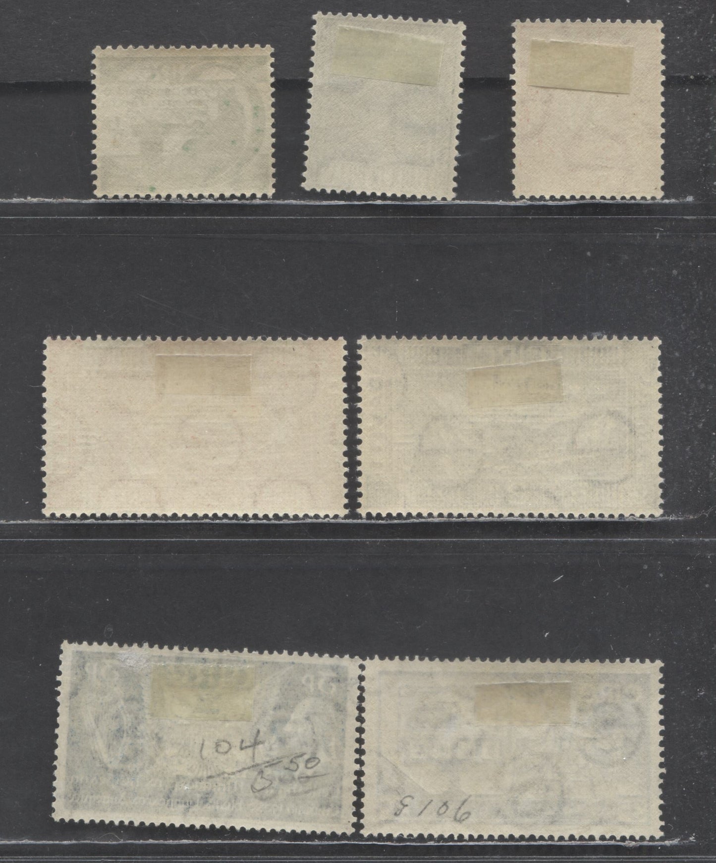 Lot 9 Ireland SC#100/141 1938-1950 Commermoratives, 7 F/VFOG Singles, Click on Listing to See ALL Pictures, Estimated Value $20