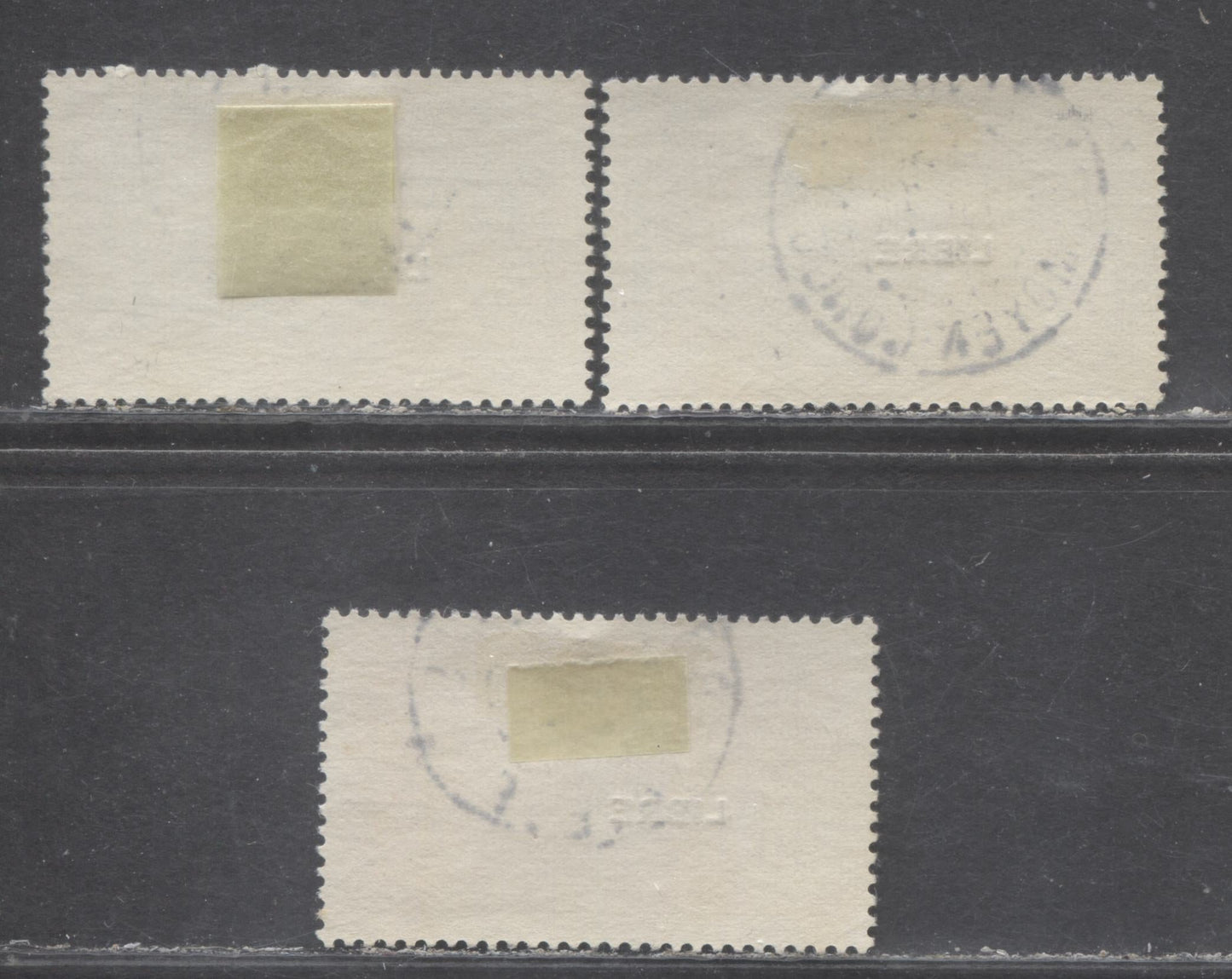 Lot 53 French Equatorial Africa SC#103/106 1940-1941 France Libre Overprints, 3 Fine/Very Fine Used Singles, Click on Listing to See ALL Pictures, Estimated Value $10