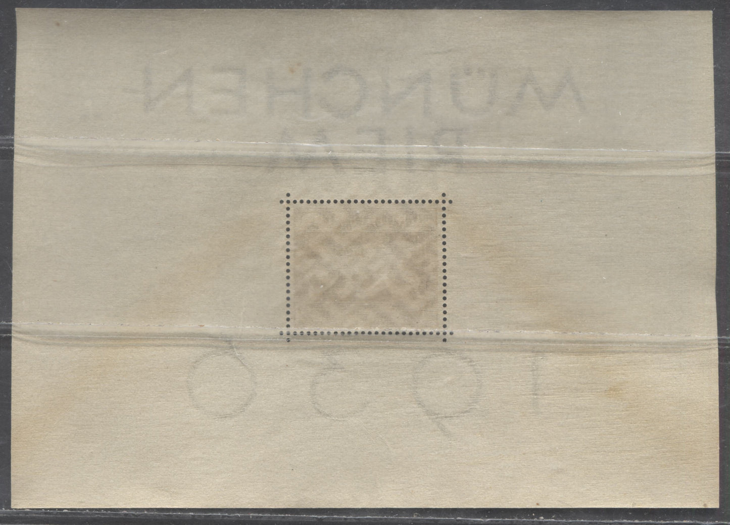 Lot 86 Germany SC#B90 42pf Brown 1936 Blue Ribbon Race Issue, A VFNH Souvenir Sheet, Click on Listing to See ALL Pictures, 2022 Scott Classic Cat. $24