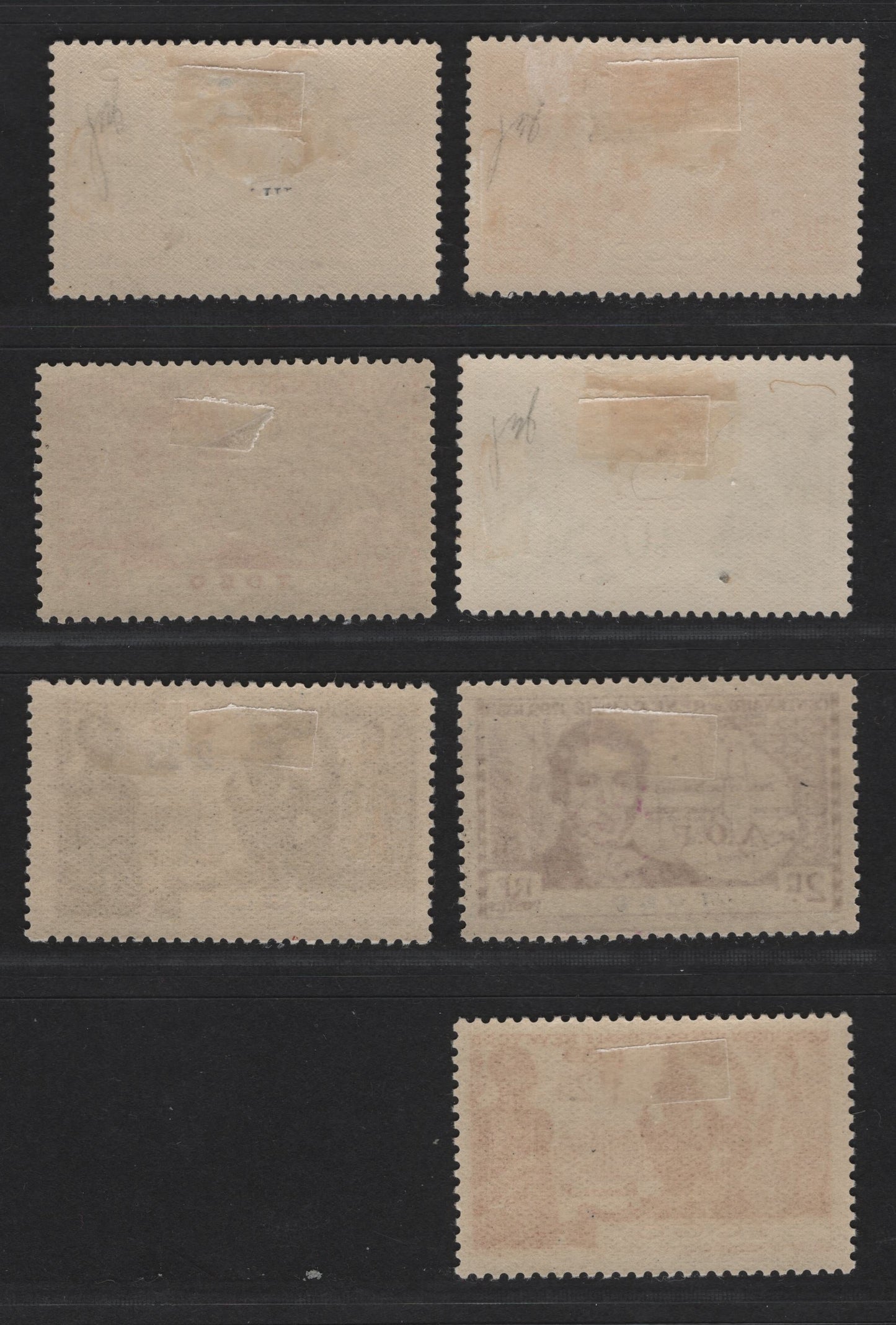 Lot 438 Togo SC#254/269 1931 Colonial Exposition issue, 7 VFOG Singles, Click on Listing to See ALL Pictures, 2022 Scott Classic Cat. $18.6