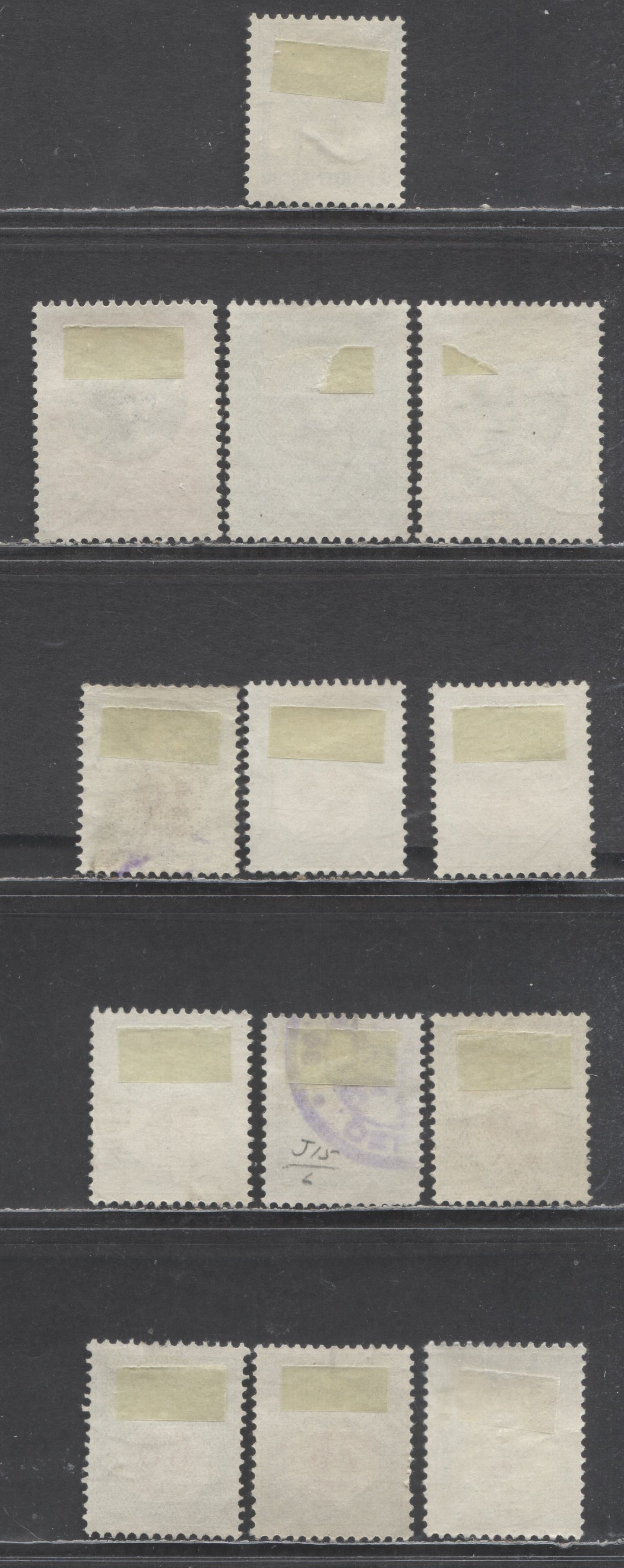 Lot 59 Luxembourg SC#B14/J20 1925-1927 Semi Postals & Postage Dues, 13 Fine/Very Fine Used Singles, Click on Listing to See ALL Pictures, Estimated Value $8