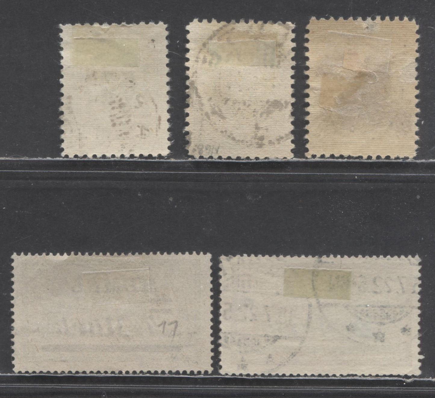 Lot 68 Memel SC#73/N75 1922 Surcharged French Liberty & Surcharged Lithuania Issues, 5 Very Good/Fine Used Singles, Click on Listing to See ALL Pictures, Estimated Value $15