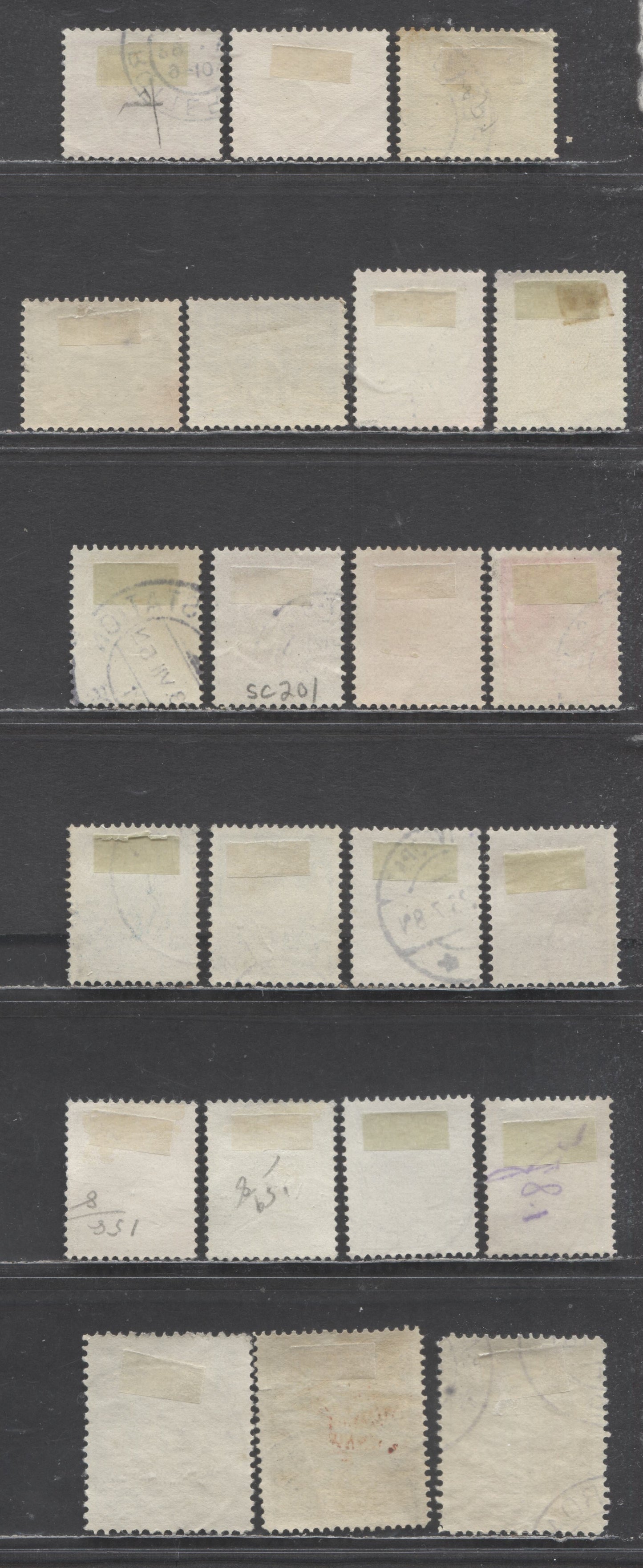 Lot 95 Netherlands SC#142/163 1924-1926 Queen Wilhelmina & Gull Definitives, Unwatermarked, 22 Fine/Very Fine Used Singles, Click on Listing to See ALL Pictures, Estimated Value $15