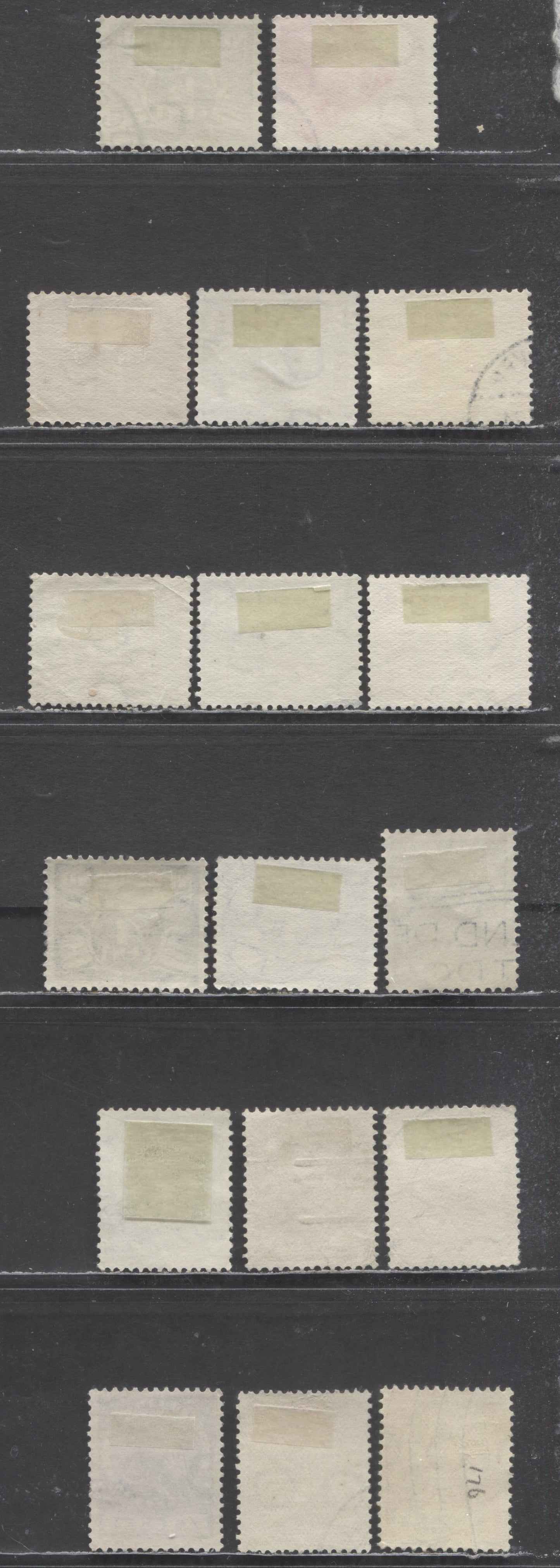Lot 98 Netherlands SC#164-176 1926 Queen Wilhelmina & Gull Definitives, Includes Some Shade Varieties, Multiple Circles Wmk, 17 Fine/Very Fine Used Singles, Click on Listing to See ALL Pictures, Estimated Value $15