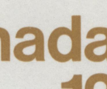 Canada #745i 12c Multicolored Tern Schooner, 1977 Sailing Vessels Issue, 2 VFNH Pairs With Notch In A Of Canada (Pos. 10) On DF1/LF3 & DF1/DF2 Papers