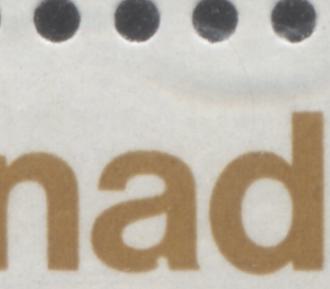 Canada #745i 12c Multicolored Tern Schooner, 1977 Sailing Vessels Issue, 2 VFNH Pairs With Notch In A Of Canada (Pos. 10) On DF1/LF3 & DF1/DF2 Papers