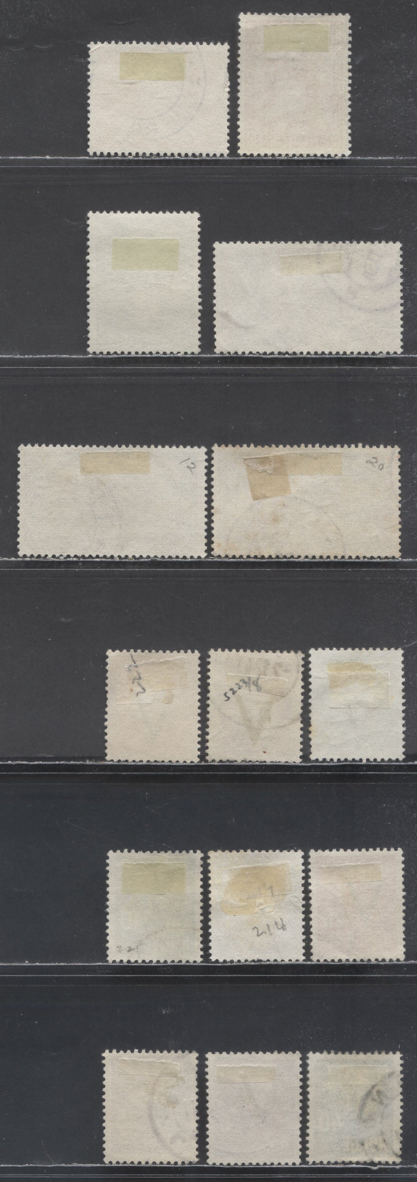 Lot 91 Norway SC#222/O56 1941-1947 Overprints & Official Issues, 15 Fine/Very Fine Used Singles, Click on Listing to See ALL Pictures, Estimated Value $45