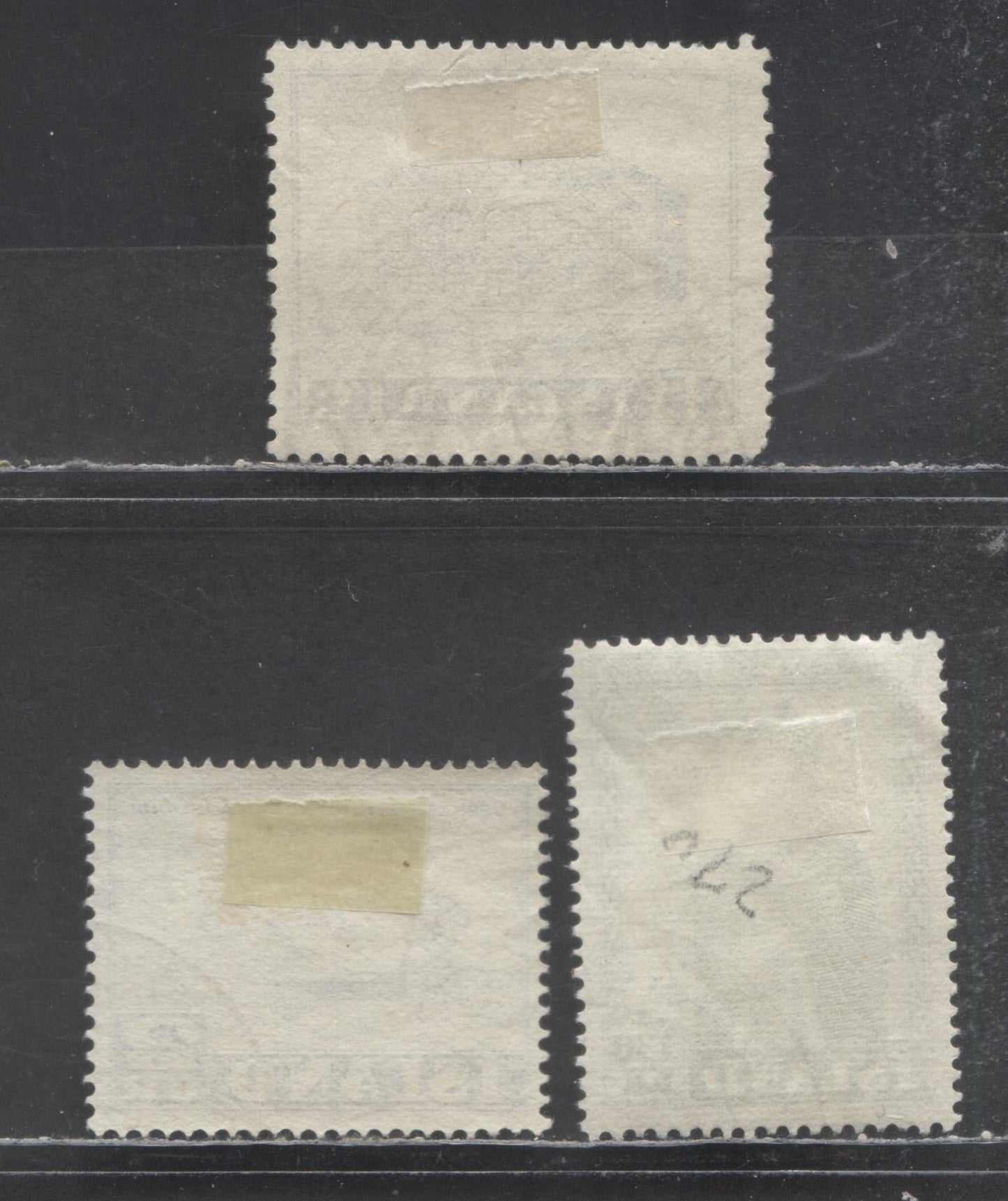 Lot 94 Iceland SC#270/273 1950-1952 Bishop Jon Arason - Parliamanet Building, 3 Very Fine Used Singles, Click on Listing to See ALL Pictures, Estimated Value $20