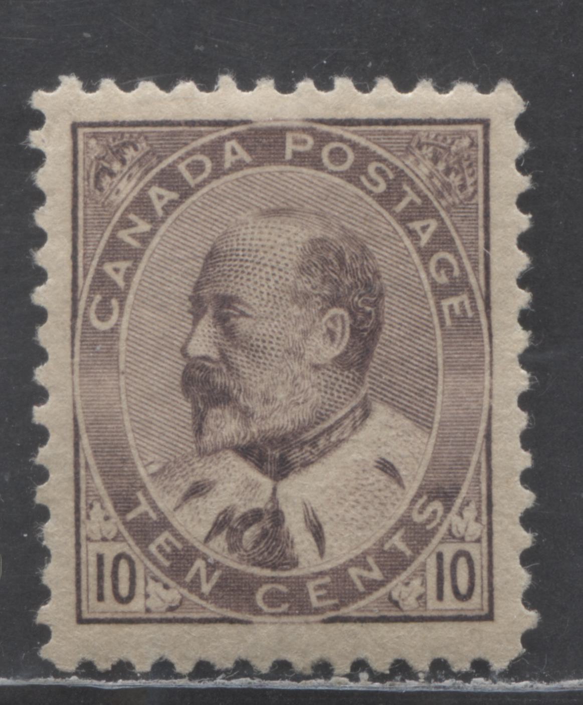 Lot 440 Canada #93 10c Brown Lilac King Edward VII, 1903-1908 King Edw ...