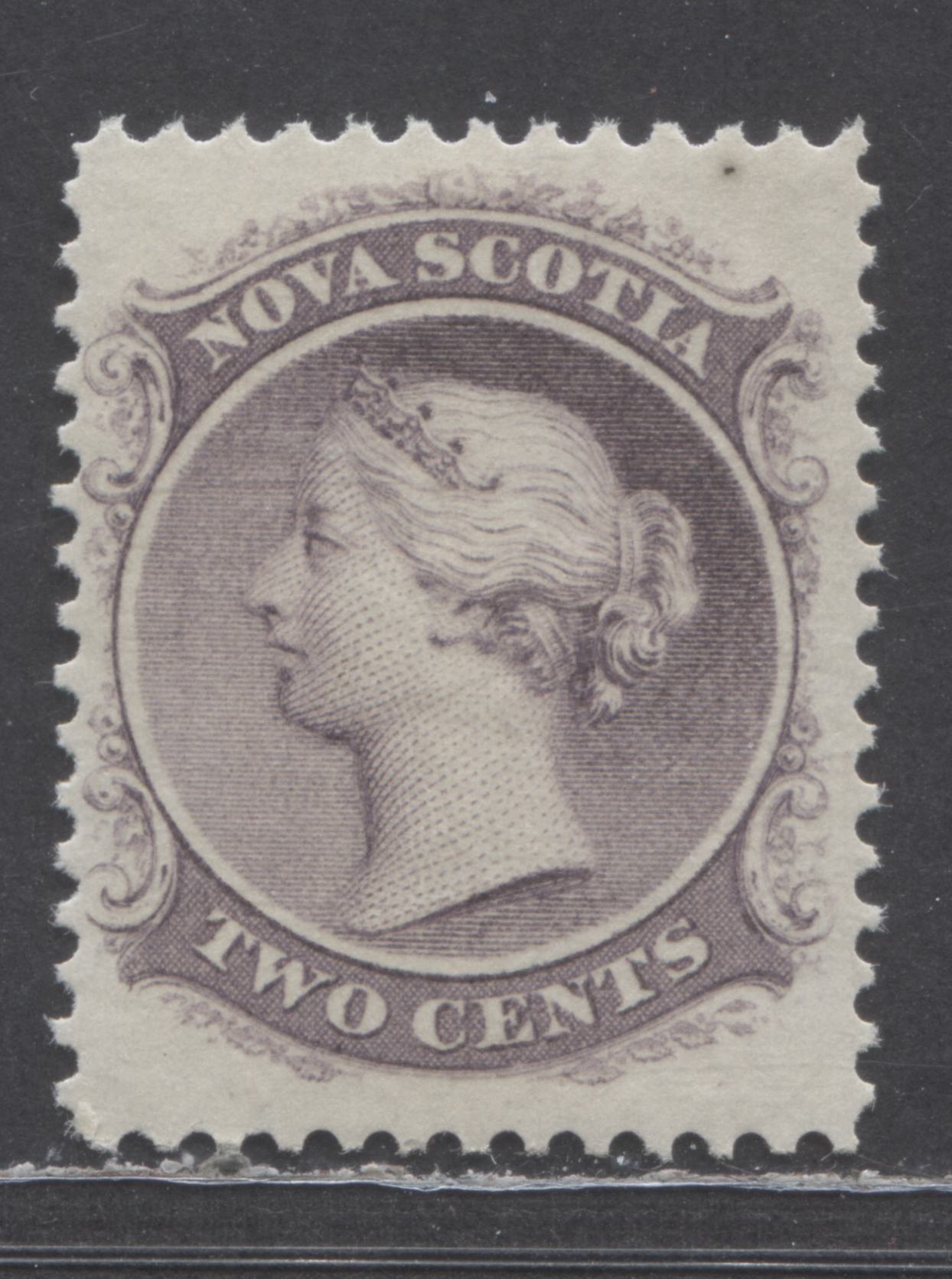 Lot 323 Nova Scotia #9 2c Lilac Queen Victoria, 1860-1863 Cents Issue ...