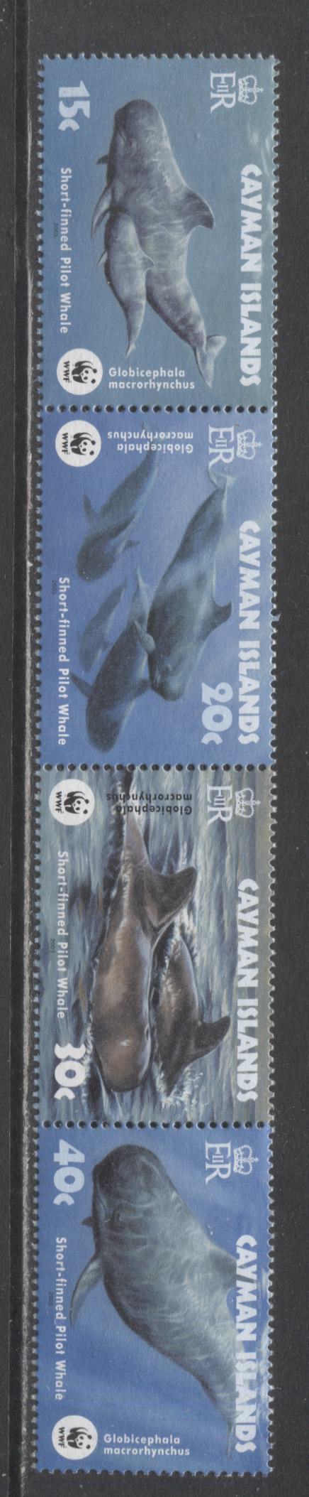 Cayman Islands SC#902-905 2003 WWF Issue, A VFNH Strip Of 4, Click on Listing to See ALL Pictures, 2017 Scott Cat. $7