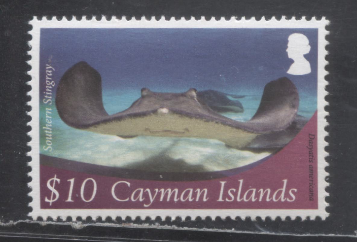 Lot 157 Cayman Islands SC#1116 $10 Multicolored 2012 Marine Life Issue, A VFNH Single, Click on Listing to See ALL Pictures, 2017 Scott Cat. $25