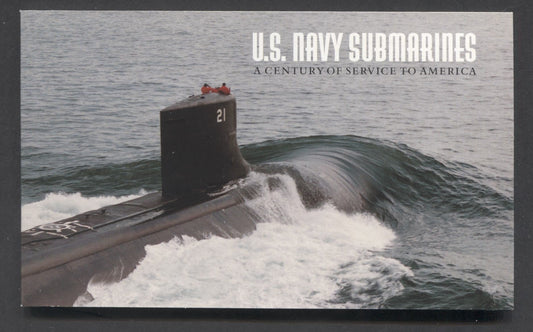 Lot 159 United States SC#3373a 22c-$3.20 Multicolored 2000 Submarines Issue, A VFNH Booklet Of 10, Click on Listing to See ALL Pictures, 2017 Scott Cat. $45