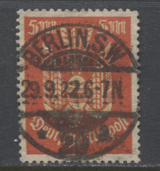 Lot 459 Germany SC#C11   1922-1923 Inflation Period Airmail Issue, SON September 29, 1922 Berlin CDS Cancel, A VF Used Single, Click on Listing to See ALL Pictures, 2022 Scott Classic Cat. $105