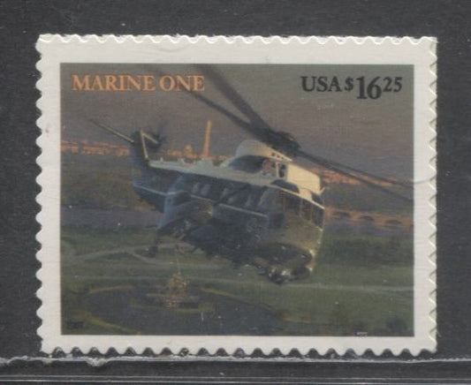 Lot 2 United States SC#4145 $16.25 Multicolored 2007 Presidential Aircraft, A VFNH Single, Click on Listing to See ALL Pictures, 2017 Scott Cat. $27.5