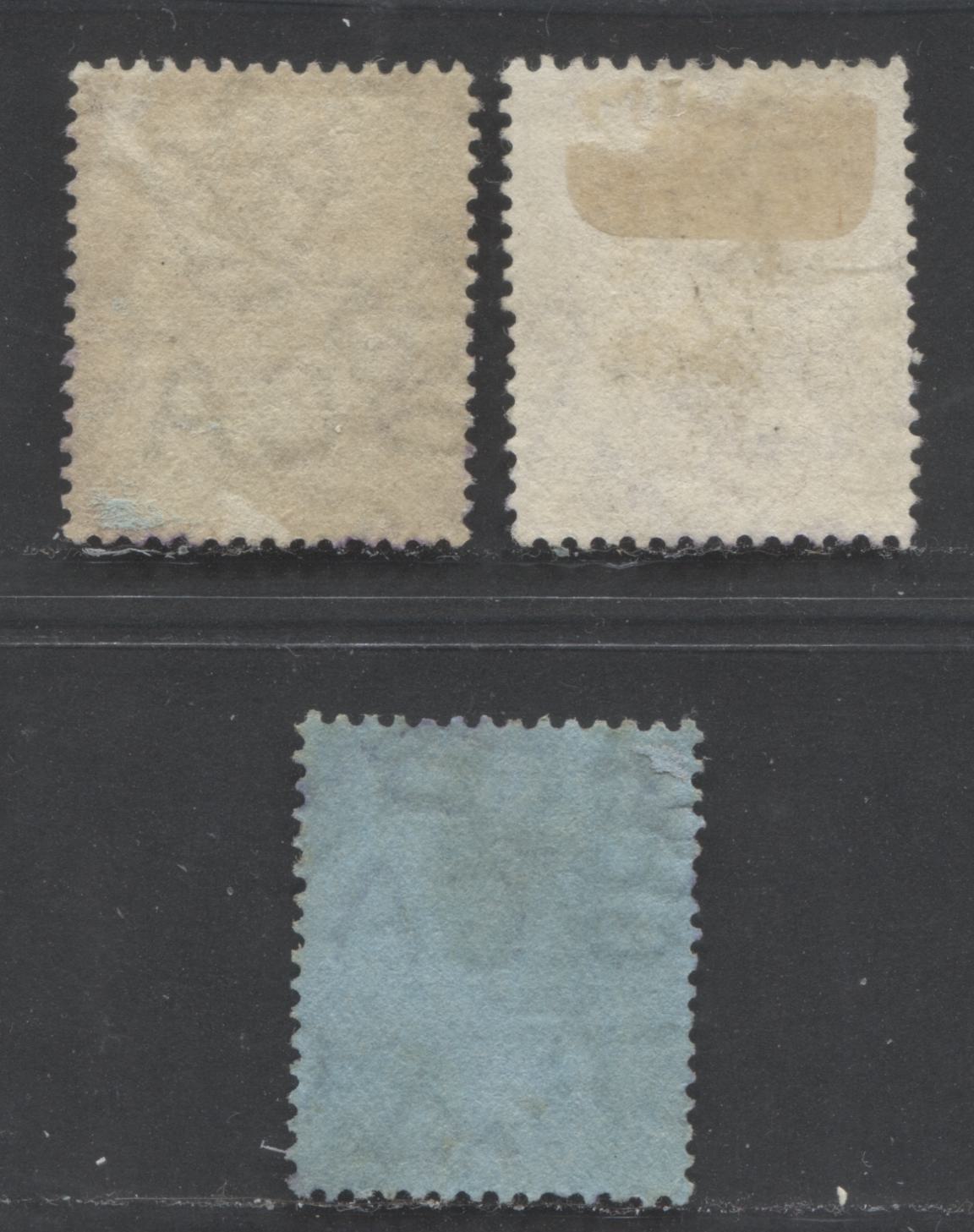 Lot 439 Nigeria SC#7/9 1914-1924 King George V Imperium Keyplate Issue, Wmk  Multiple Crown CA, With SON Lagos Parcel Cancels, 3 Fine Used Singles, Click on Listing to See ALL Pictures, Estimated Value $40