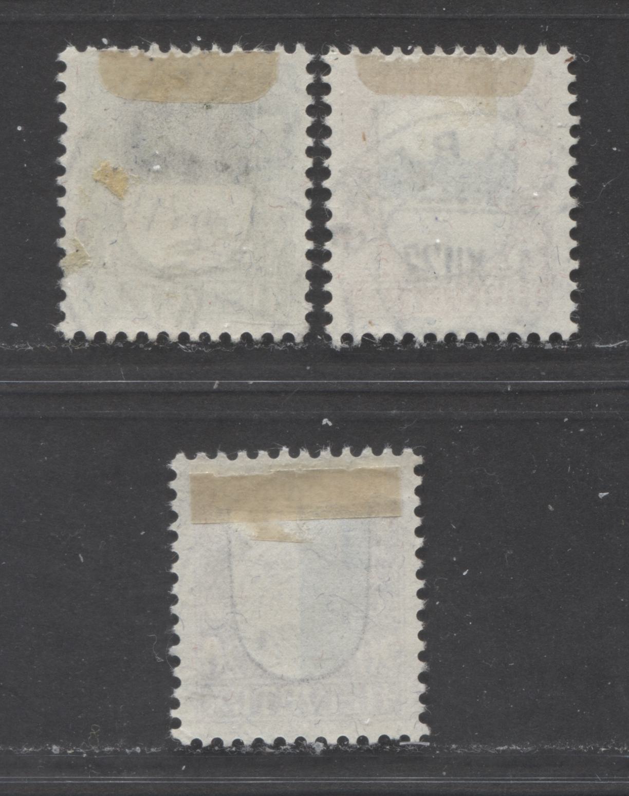 Lot 507A Switzerland SC#B21  1923 Arms Semi-Postal Issue, With In-Period SON CDS Town Cancels, 3 VF Used  Singles, Click on Listing to See ALL Pictures, 2022 Scott Classic Cat. $15.25