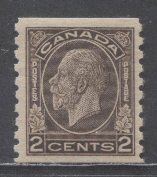 Lot 481 Canada #206 2c Black Brown King George V, 1933 Medallion Issue, A VFOG Single