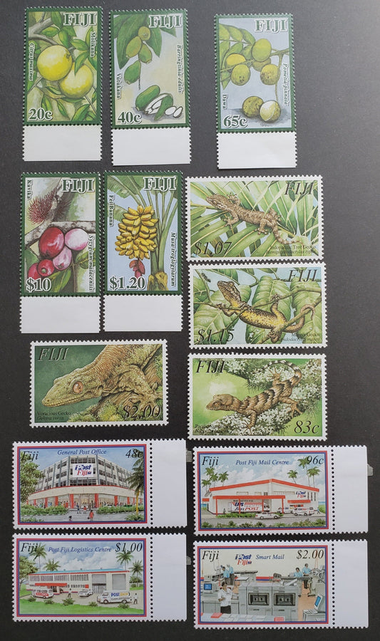 Lot 60 Fiji SC#975/1248 2003-2010 Post Fiji Improvements - Fruit, 12 VFNH Singles, Click on Listing to See ALL Pictures, 2017 Scott Cat. $22.5