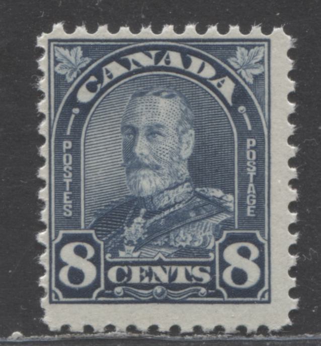 Lot 103 Canada #171 8c Dark Blue King George V, 1930-1935 Arch Issue, A Fine NH Single With Semi-Gloss Cream Gum