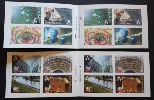 Lot 36 Luxembourg SC#1099/1153 2002-2005 Museum Of Natural History / Presidency Of European Union Issues, 2 VFNH Complete Booklets, Click on Listing to See ALL Pictures, 2017 Scott Cat. $19