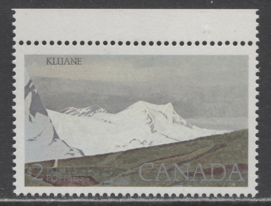 Lot 515 Canada #727v $2 Multicoloured Kluane National Park, 1977-1982 Floral & Environment Issue, A VFNH Single On DF2/DF2 Harrison Paper