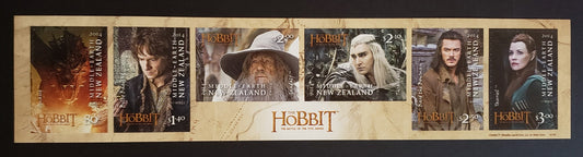 Lot 14 New Zealand SC#2562 2014 The Hobbit Issue, A VFNH Sheet Of 6, Click on Listing to See ALL Pictures, 2017 Scott Cat. $18.5