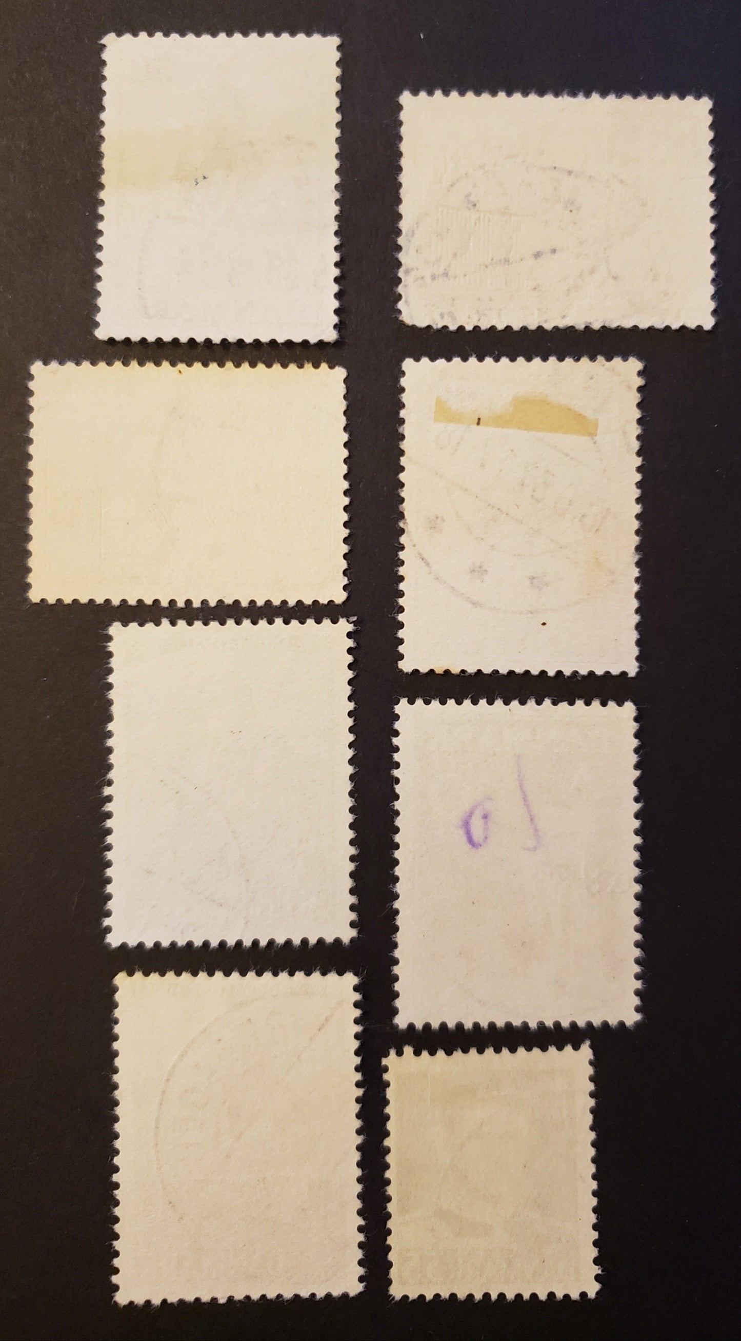 Denmark SC#258/325 1938-1951 25th Anniv. Of King Christian X Accession / Frederik IX Issues, 8 VF and Fine Used Singles, Click on Listing to See ALL Pictures, 2017 Scott Cat. $7.25