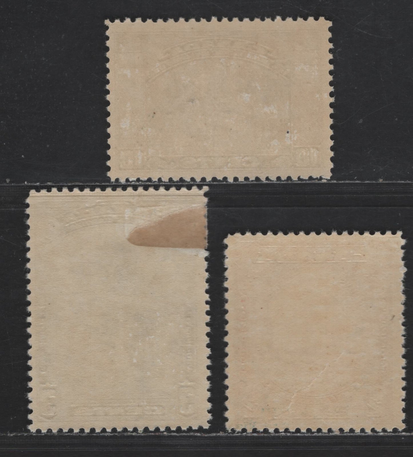 Canada #208-210 2c-10c Red Brown - Olive Green Jacques Cartier & Crew - NB Seal, 1934 400th Anniversary Of Discovery Of Canada - 150th Anniversary Of Founding Of NB Issues, 3 VFOG Singles