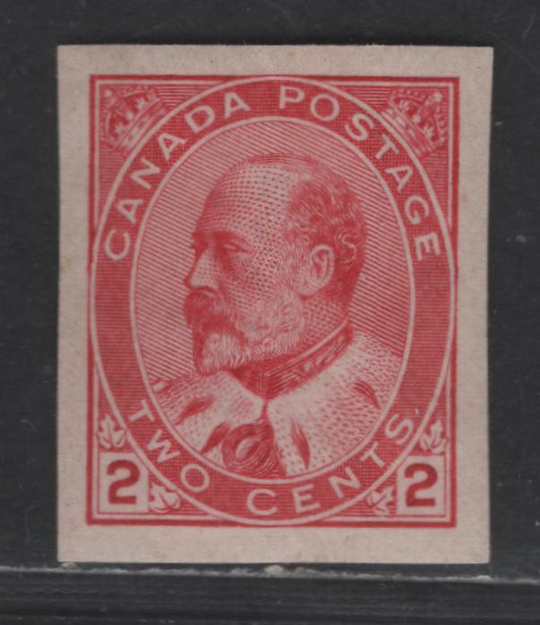 Canada #90A 2c Carmine King Edward VII, 1903-1908 King Edward VII Issue, A VFOG Imperf Single ,