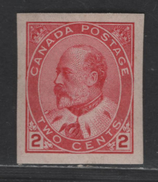 Canada #90A 2c Carmine King Edward VII, 1903-1908 King Edward VII Issue, A VFOG Imperf Single ,