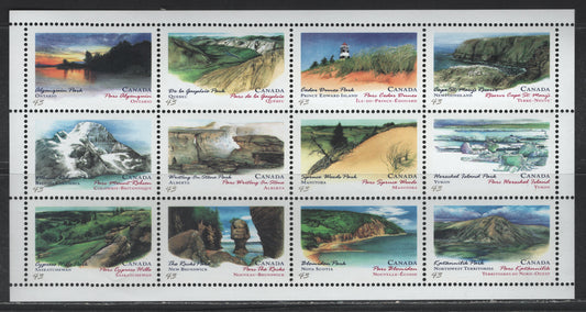Canada #1483avar 43c Multicoloured Algonquin Park - Katannik Park, 1993 Canada Day Issue, A VFNH Field Stock Souvenir Sheet On NF/DF2 Coated Papers Paper, No Decorative Borders