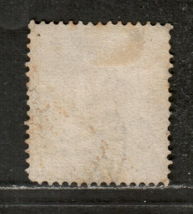 Sweden Facit# 24d var, SC#24a 24o Yellowish Orange 1872-1877 Numeral Perf 14 Issue, On Thin Paper, A VG-F Used Single, Click on Listing to See ALL Pictures, Estimated Value $20