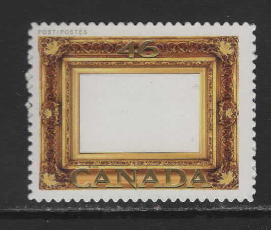 Canada #1853i 46c Multicoloured Gold Leaf Picture Frame, 2000 Picture Postage Issue, A VFNH Single Die Cut To Shape From The Quarterly Packs Or Annual Collections