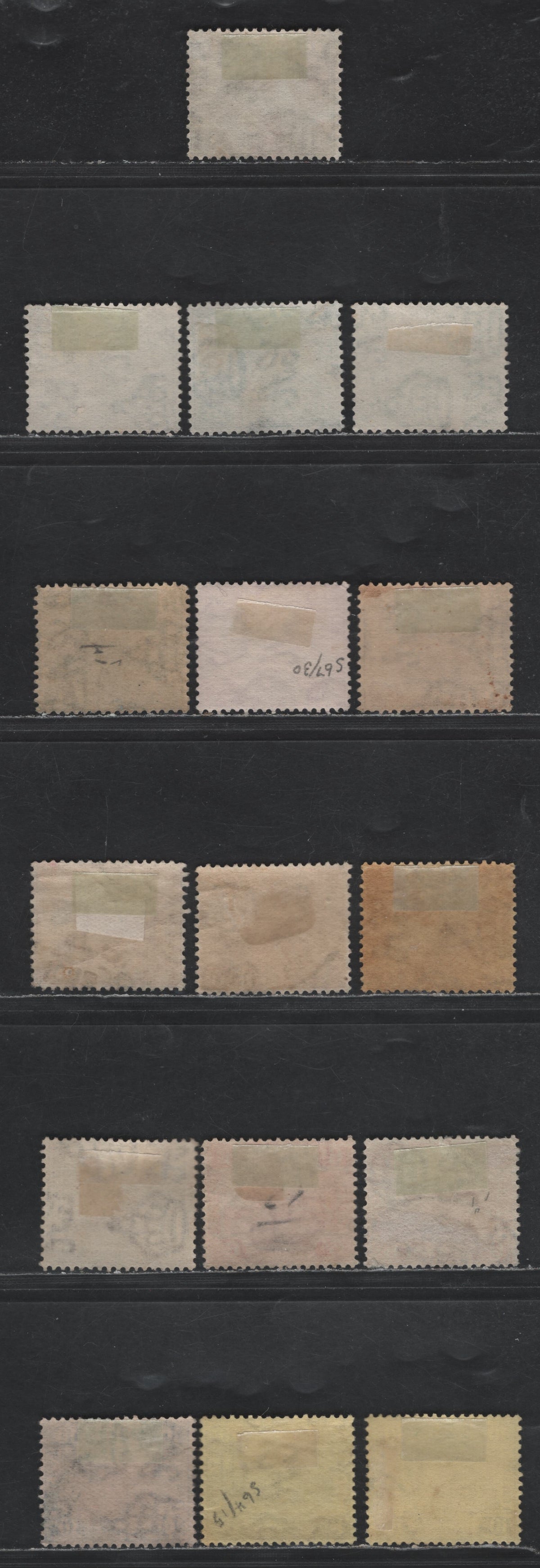 Lot 255 Malay Federated States SG#53(2 shades), 55(2 shades) 57, 60, 6 ...