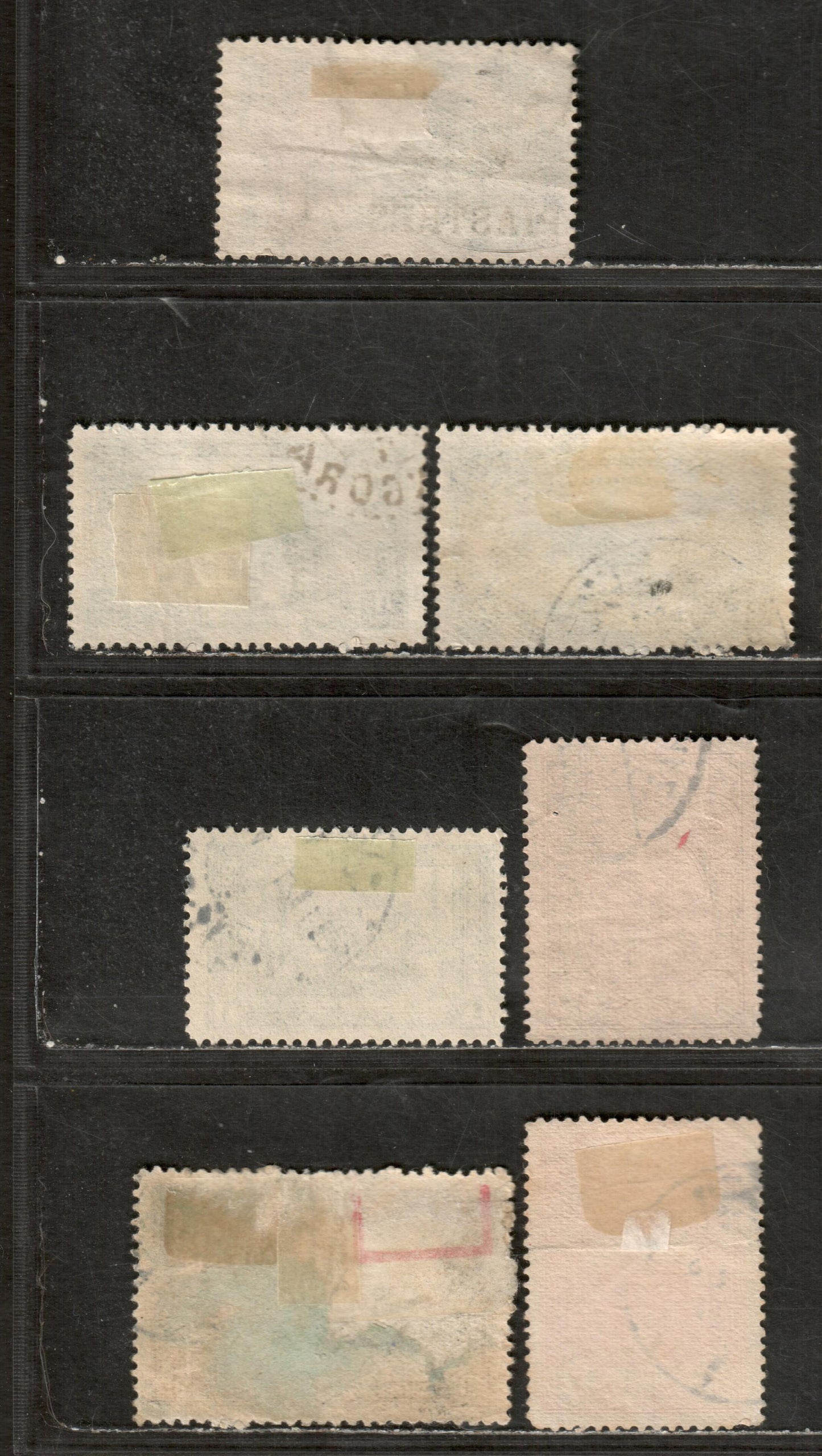 Turkey #B46-B47, 593, 595, 594, 596, 603 10pa Red Violet - 7 1/2pi On 3p Blue A Soldier's Farewell - Fountains Of Suleiman, 1920 Pictorial Revised Designs Semi Postal Issue, 7 F & VF Used SIngles