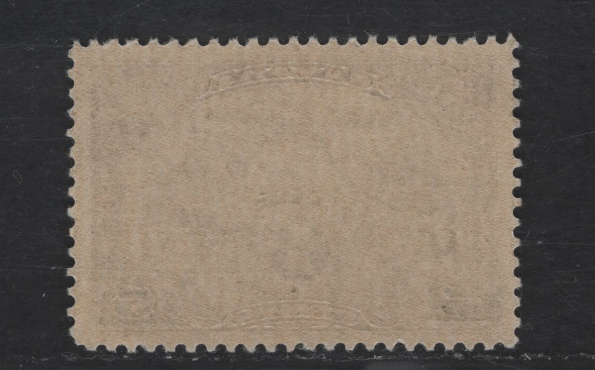 Canada #C3 6c on 5c Olive Brown Winged Figures  & Airplane, 1932 Surcharged Airmail Issue, A VFNH Single With Streaky, Satin Cream Gum