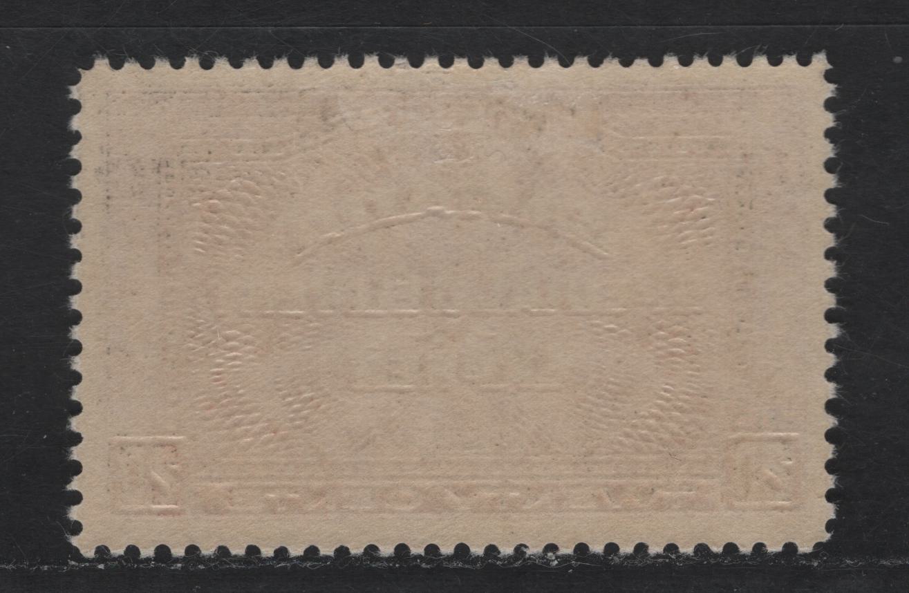 Lot 172 (C) Canada #E4 20c Deep Brownish Vermilion Engine Turned Pattern, 1930-1935 Arch Issue, A VFOG Single With Light Cream, Almost White, Satin Gum, Jumbo Margins