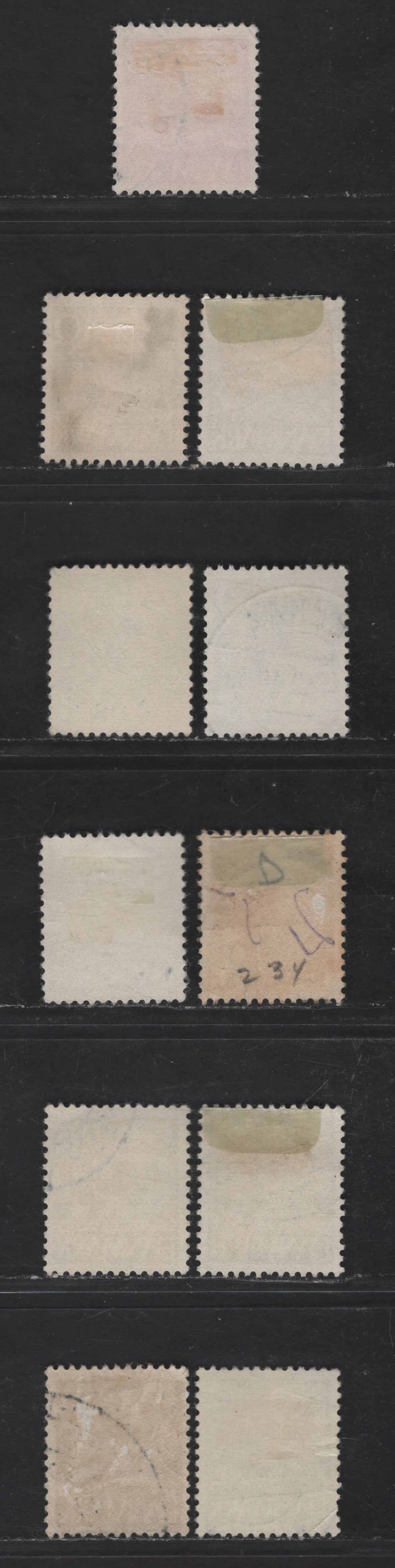 Lot 116 Denmark SC#232-234, 236-238 20o - 40o Gray - Yellow Brown Cara ...