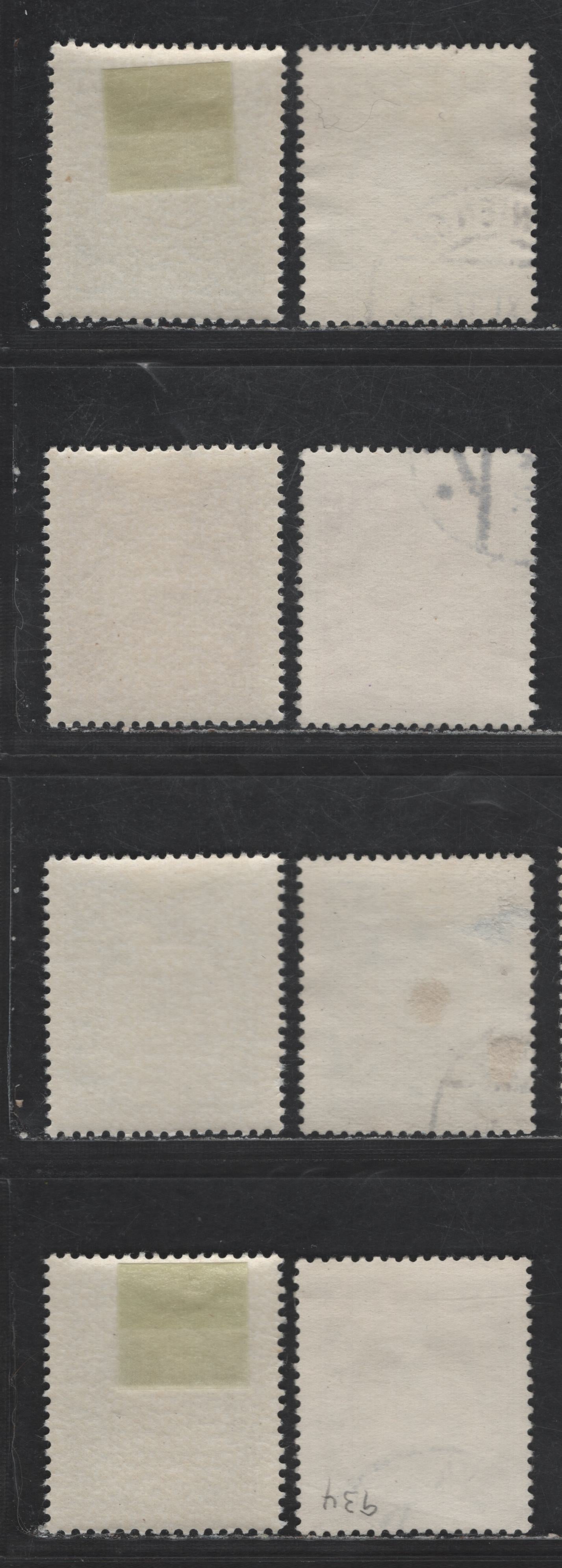 Austria SC#B152-B155 5g+2g - 1s+1s Dark Green - Dark Carmine Nurse & Infant - Sister of Mercy with Patient, 1937 Winterhelp Semi Postal Issue, 4 Fine/Very Fine used & OG Singles